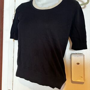 Chanel dress Shirt Crew Neck blouse Short Sleeve Uniform top classic sweater